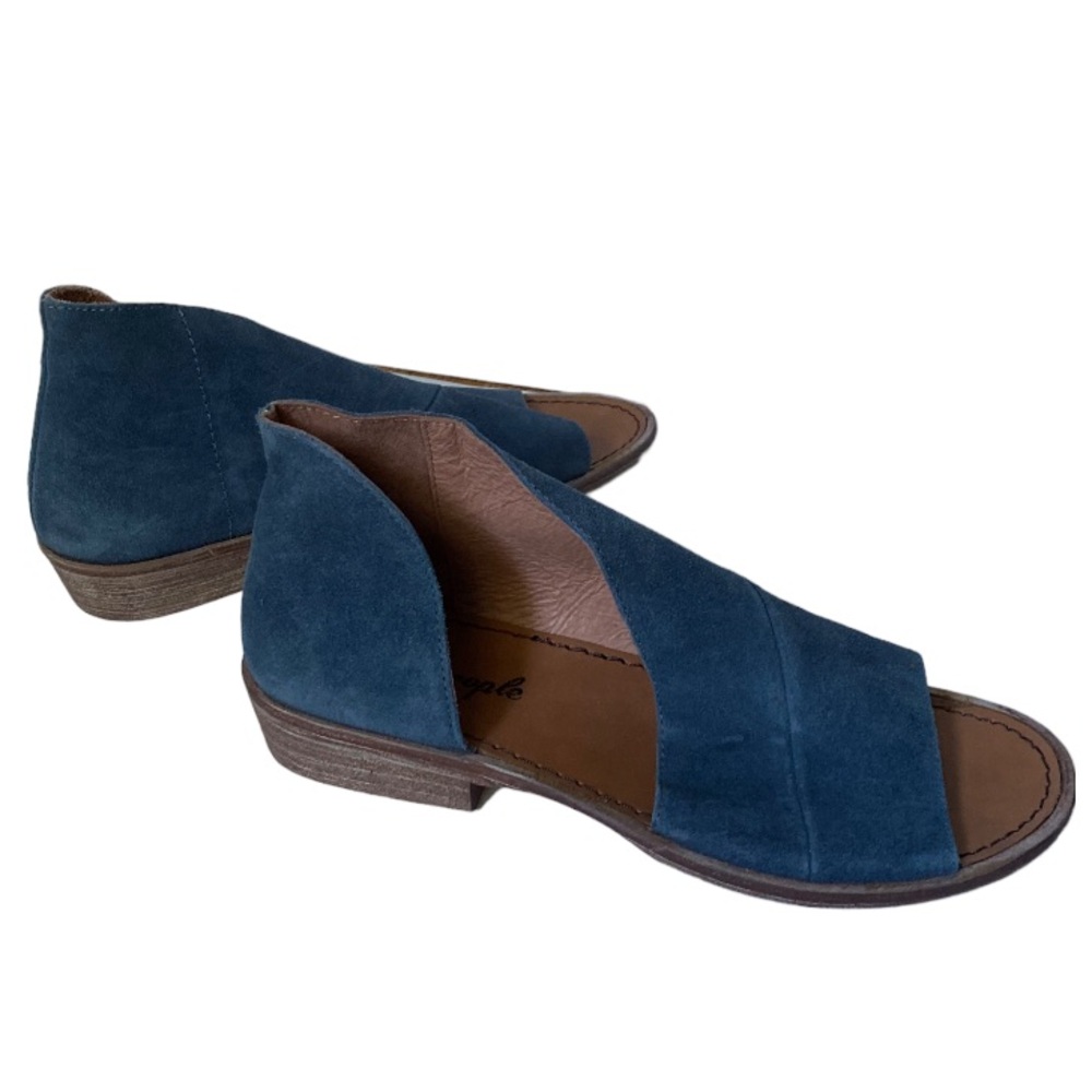 Free People Mont Blanc Sandals in Blue Suede Size 8